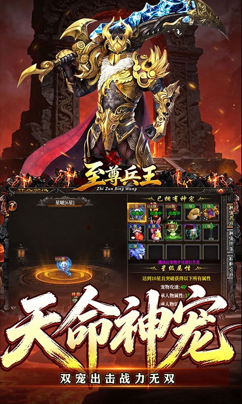 至尊兵王-天命神宠(满v)游戏截图4